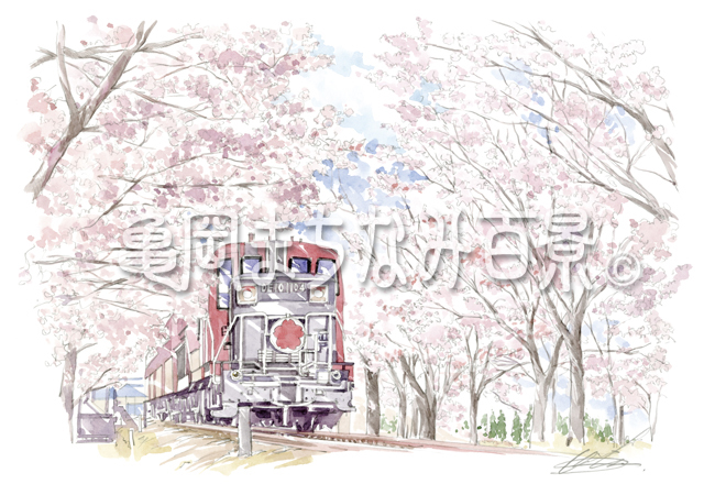 064 春に現れる九つ目の「桜のトンネル」